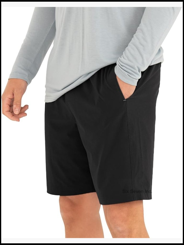 Men's Lined Breeze Short 7" Inseam - Quick-Dry, Upf 50+, Built-In Boxer Brief